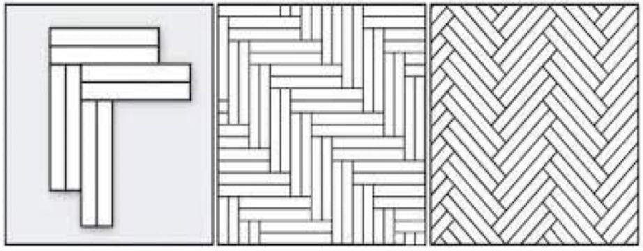 Способы укладки паркета штучного. Двойная елочка паркет. Схема укладки паркета. Укладка плитки елочкой схема.